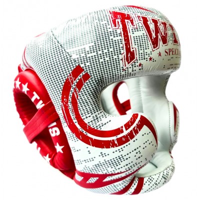 Шлем боксерский Twins Special (FHGL3 TW5 white/red)